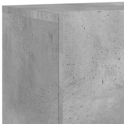 TV Cabinet Wall-mounted Concrete Grey 80x30x41 cm