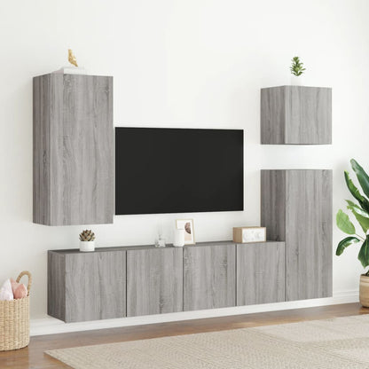 TV Cabinet Wall-mounted Grey Sonoma 80x30x41 cm