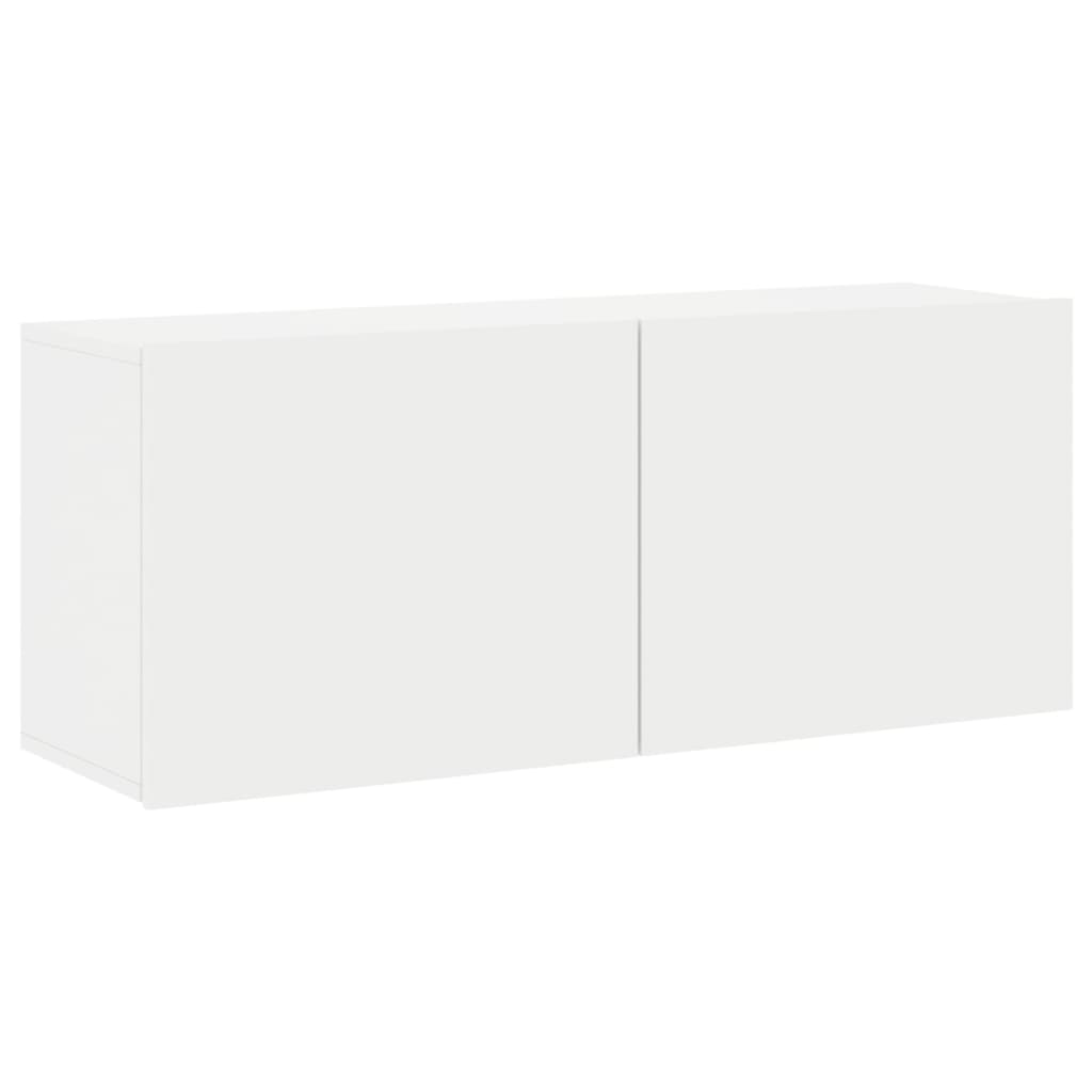 TV Cabinet Wall-mounted White 100x30x41 cm