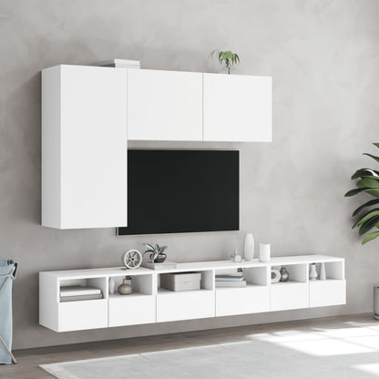 TV Cabinet Wall-mounted White 100x30x41 cm