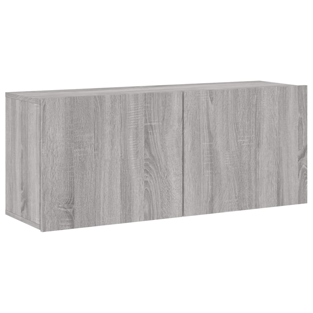 TV Cabinet Wall-mounted Grey Sonoma 100x30x41 cm