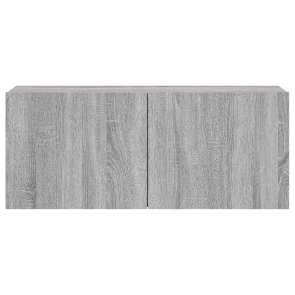 TV Cabinet Wall-mounted Grey Sonoma 100x30x41 cm