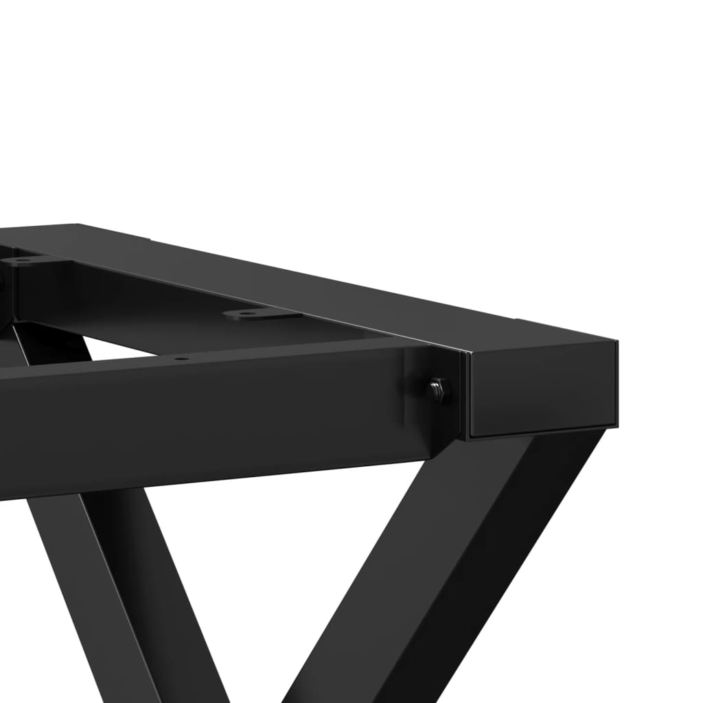 Coffee Table Legs X-Frame 70x30x43 cm Steel