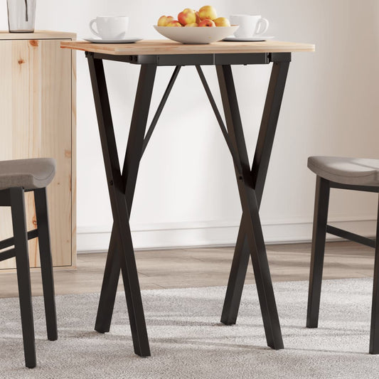 Dining Table Legs X-Frame 40x40x73 cm Cast Iron