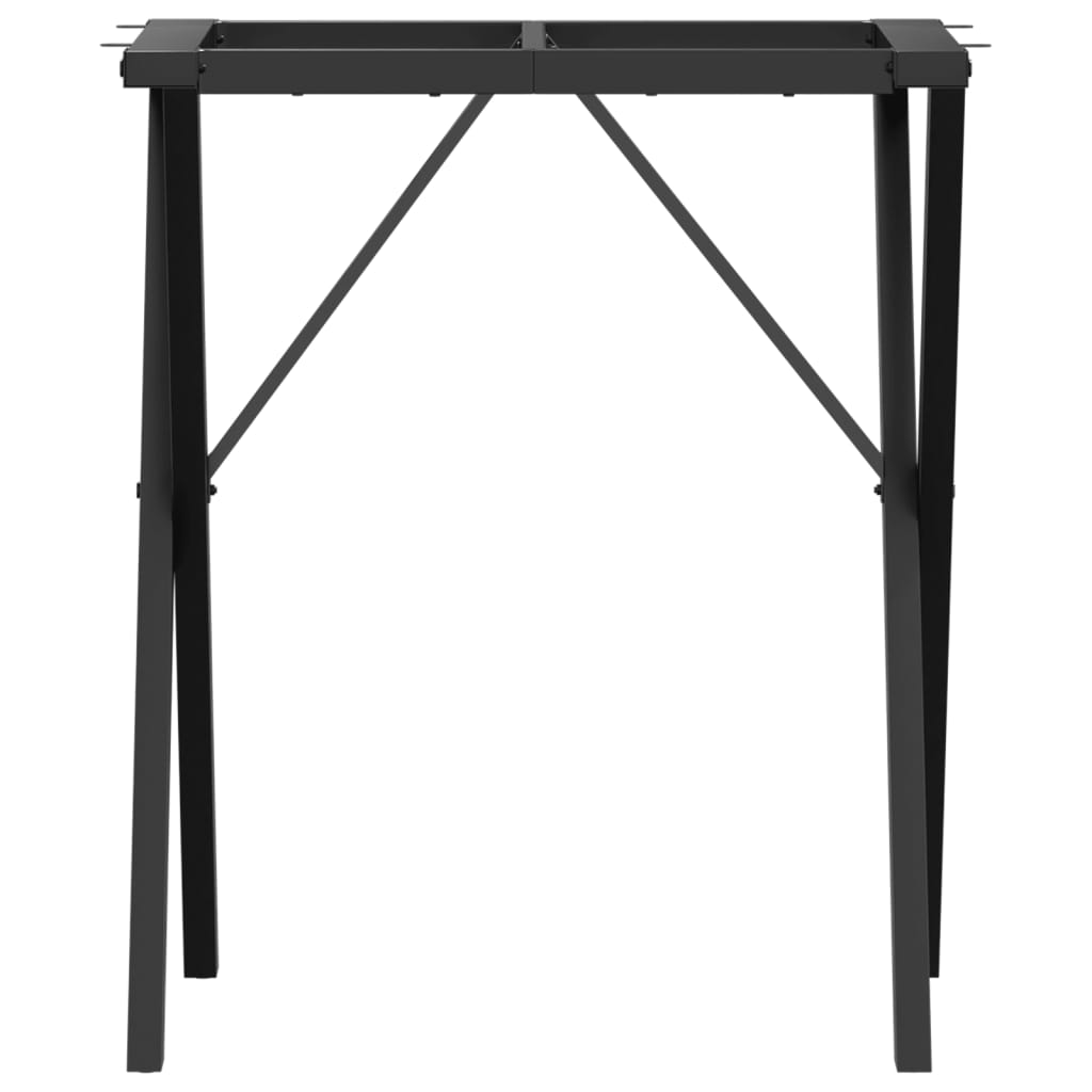 Dining Table Legs X-Frame 50x40x73 cm Steel