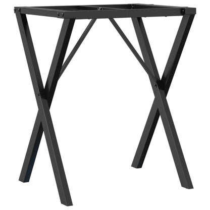 Dining Table Legs X-Frame 60x50x73 cm Steel