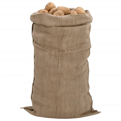 Jute Sacks 10 pcs 65x135 cm 100% Jute 340 gsm