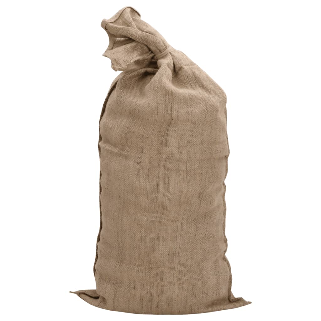 Jute Sacks 10 pcs 65x135 cm 100% Jute 340 gsm