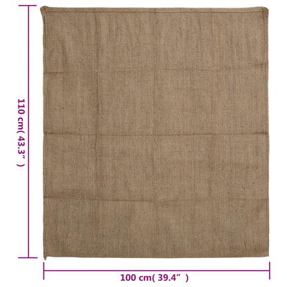 Jute Sacks 10 pcs 100x110 cm 100% Jute 340 gsm