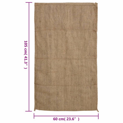 Jute Sacks 30 pcs 60x105 cm 100% Jute 340 gsm