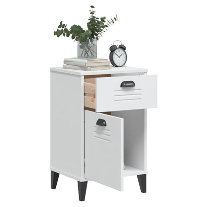 Bedside Cabinet VIKEN White Engineered Wood