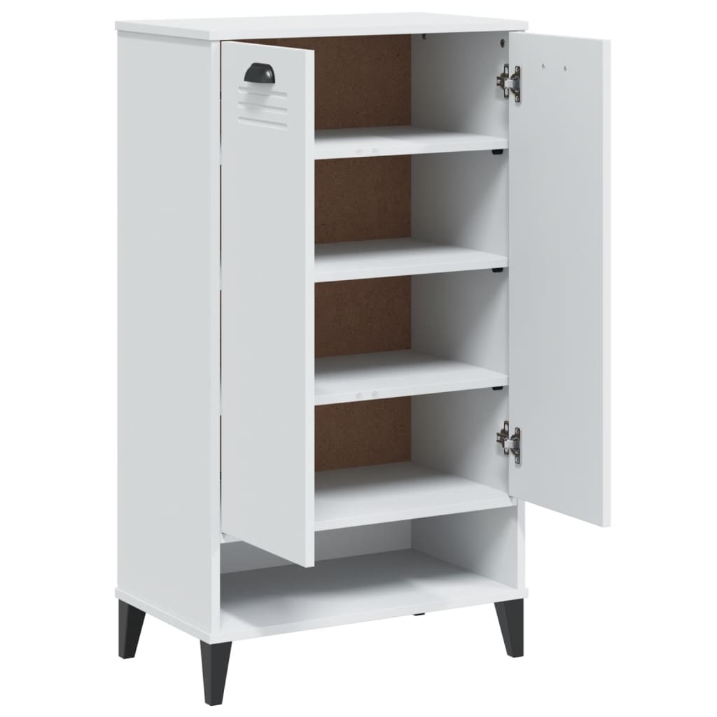 Shoe Cabinet VIKEN White Engineered Wood