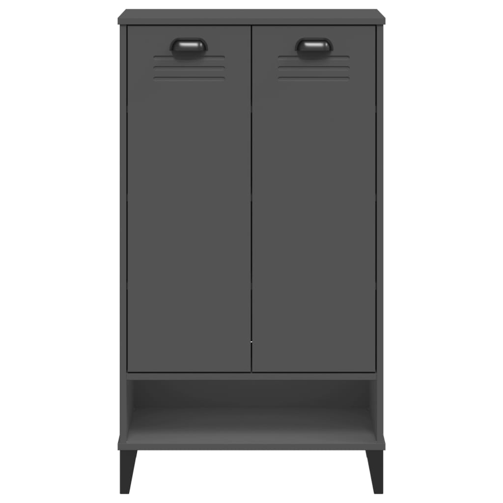 Shoe Cabinet VIKEN Anthracite Grey Engineered Wood