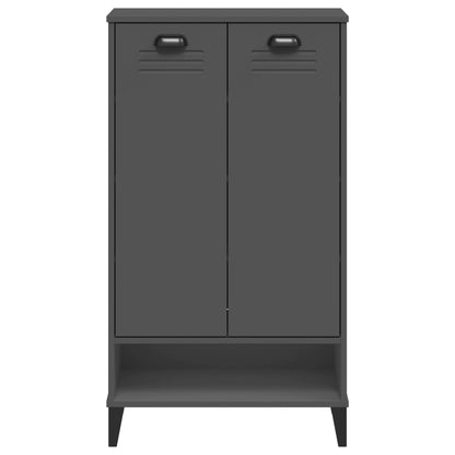 Shoe Cabinet VIKEN Anthracite Grey Engineered Wood