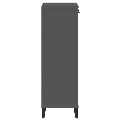 Shoe Cabinet VIKEN Anthracite Grey Engineered Wood