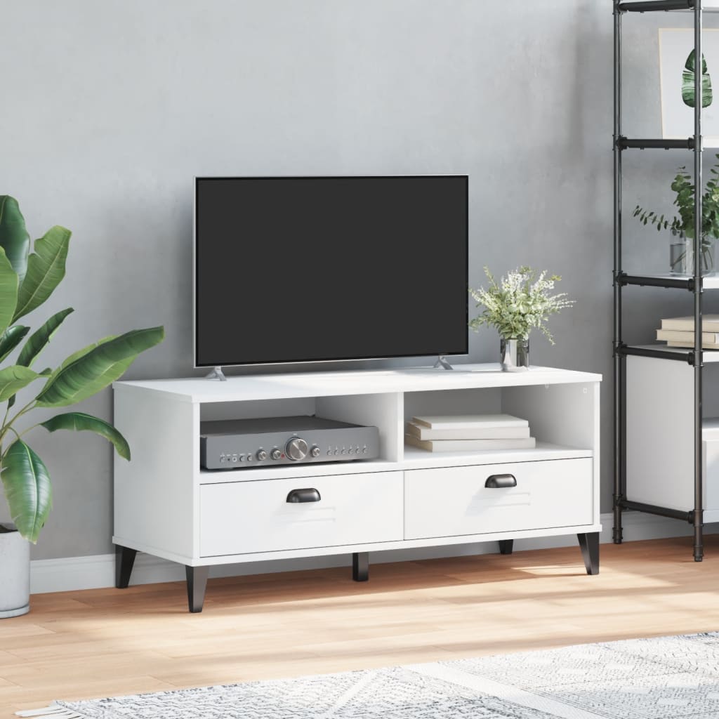 TV Cabinet VIKEN White Engineered Wood