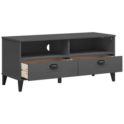 TV Cabinet VIKEN Anthracite Grey Engineered Wood