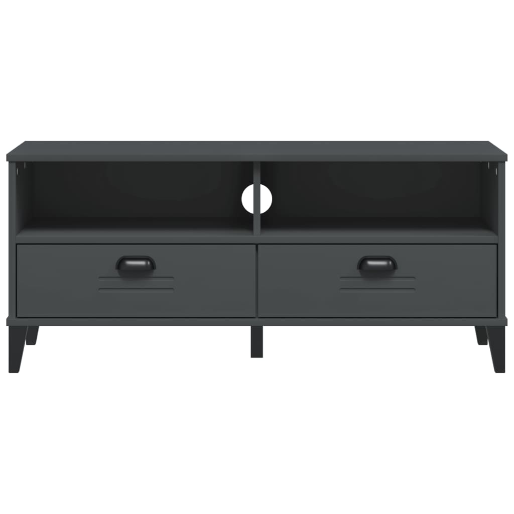 TV Cabinet VIKEN Anthracite Grey Engineered Wood