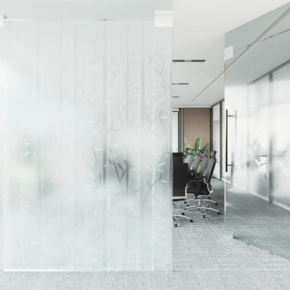 Window Film Frosted Bamboo Pattern 45x500 cm PVC