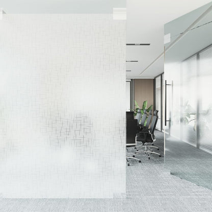 Window Film Frosted Star Pattern 45x500 cm PVC