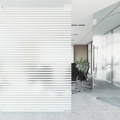 Window Film Frosted Blinds Pattern 45x500 cm PVC