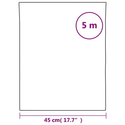 Window Film Frosted Blinds Pattern 45x500 cm PVC