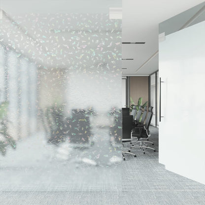 Window Film Frosted 3D Rainbow Pattern 90x500 cm PVC