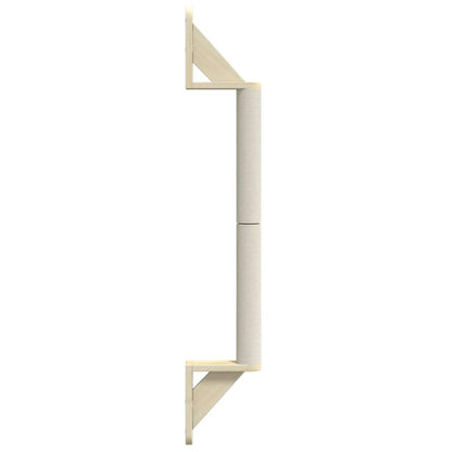 Wall-mounted Cat Scratching Post 109 cm Sisal