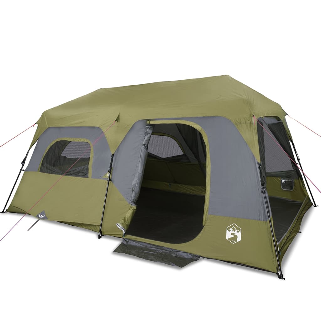 Family Tent 9-Person Blue Quick Release Waterproof