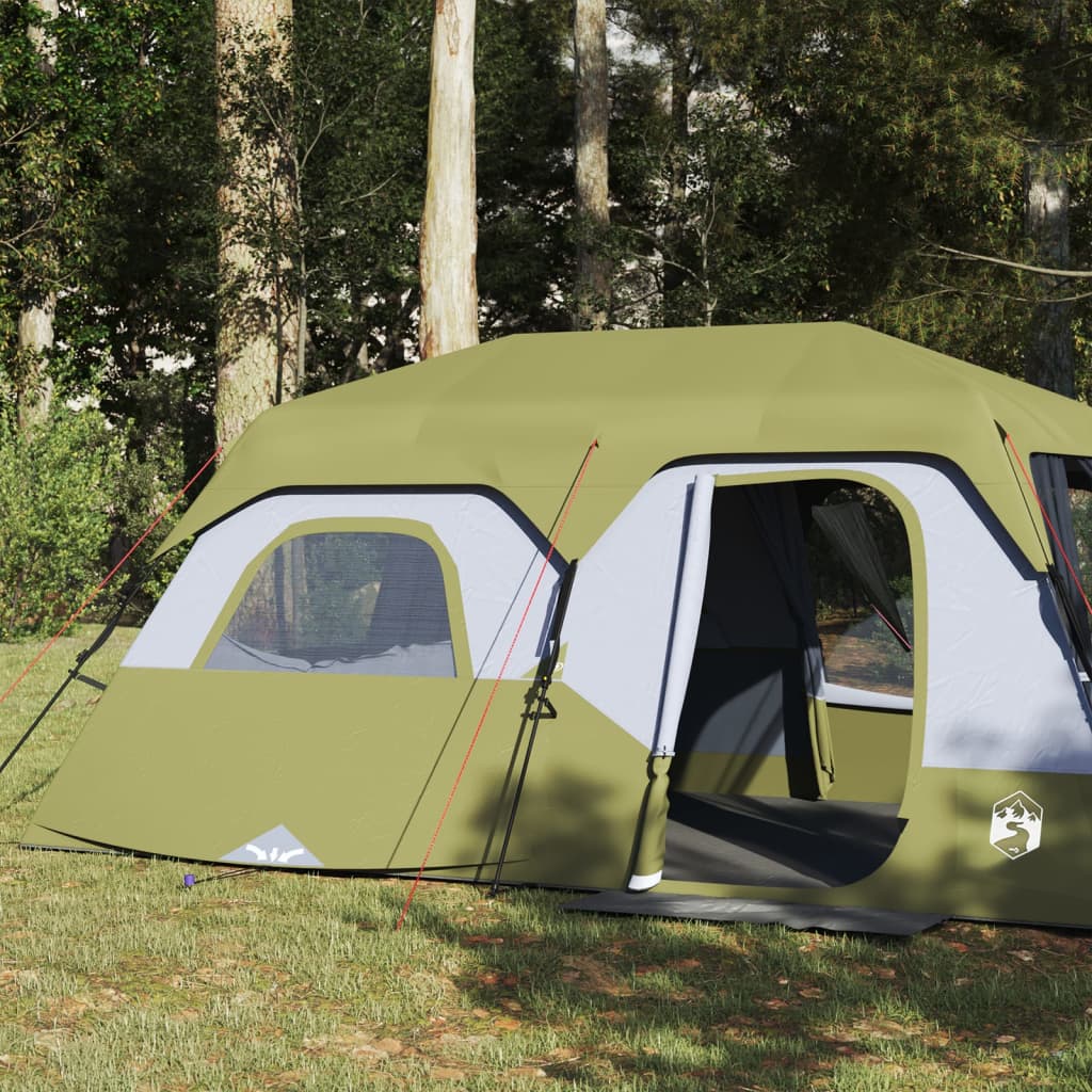 Family Tent 9-Person Blue Quick Release Waterproof