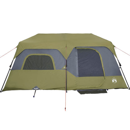 Family Tent 9-Person Blue Quick Release Waterproof