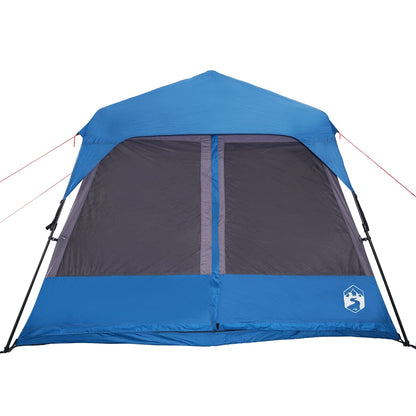 Family Tent 9-Person Blue Quick Release Waterproof