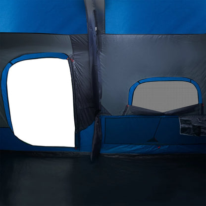 Family Tent 9-Person Blue Quick Release Waterproof