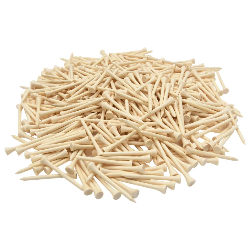 Golf Tees 1000 pcs 70 mm Bamboo