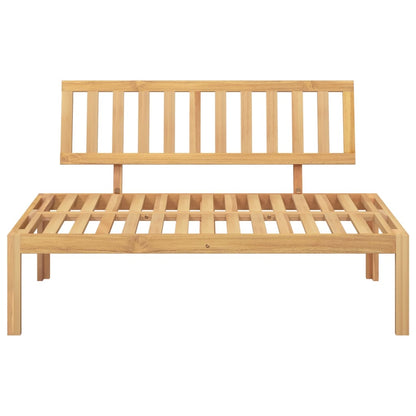 Garden Pallet Middle Sofa Solid Wood Acacia