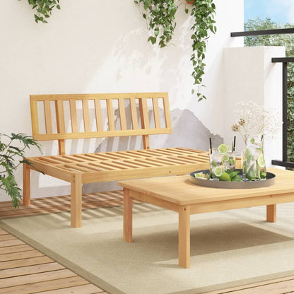 Garden Pallet Middle Sofa Solid Wood Acacia