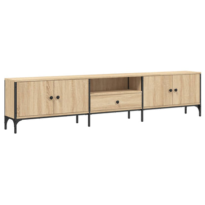 TV Cabinet with Drawer Sonoma Oak 200x25x44 cm Engineered Wood