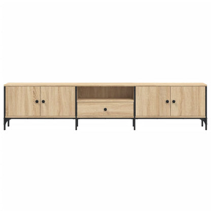 TV Cabinet with Drawer Sonoma Oak 200x25x44 cm Engineered Wood