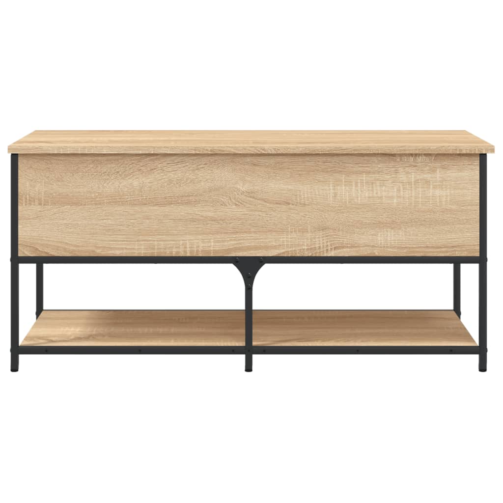 Storage Bench Sonoma Oak 100x42.5x47 cm Engineered Wood