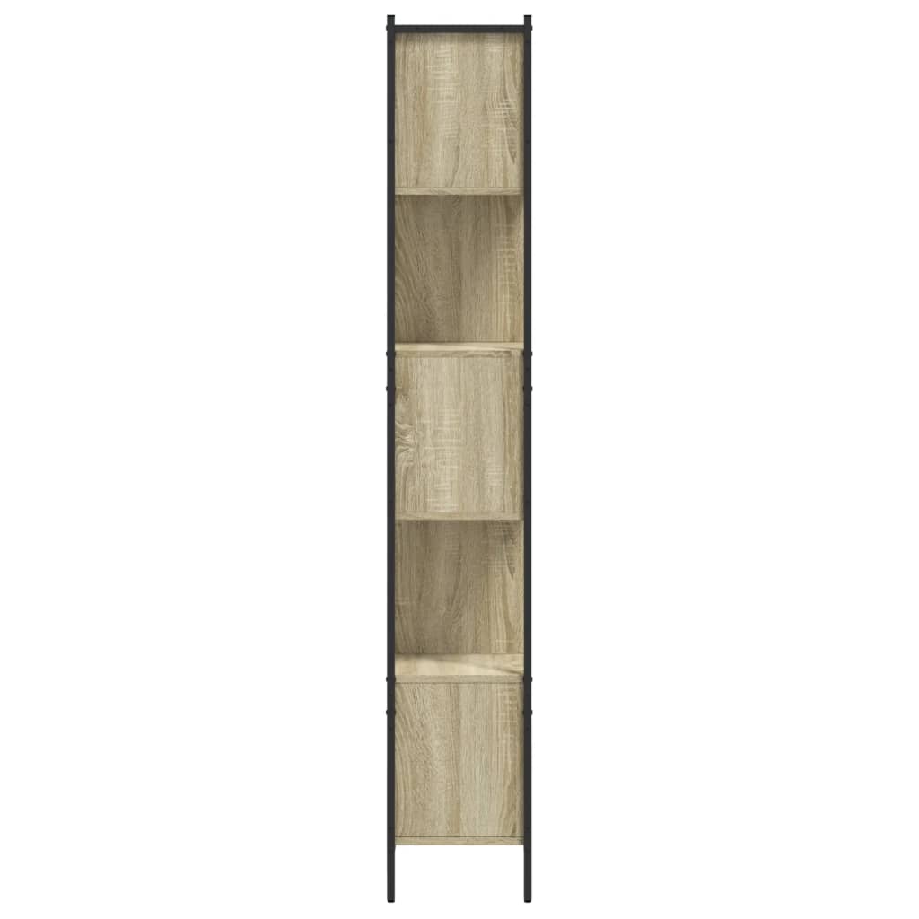 Bookcase Sonoma Oak 102x28x172 cm Engineered Wood