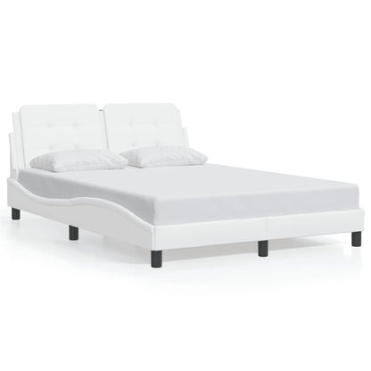 Bed Frame without Mattress White 120x200 cm Faux Leather