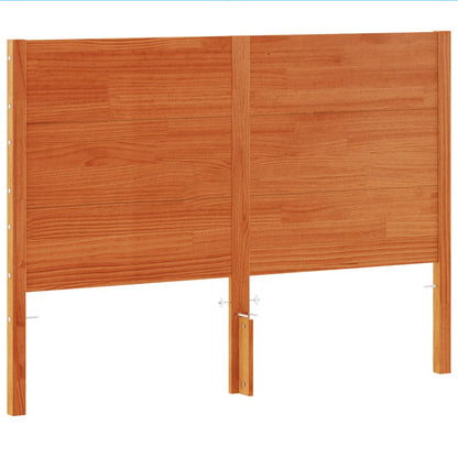 Headboard Wax Brown 160 cm Solid Wood Pine