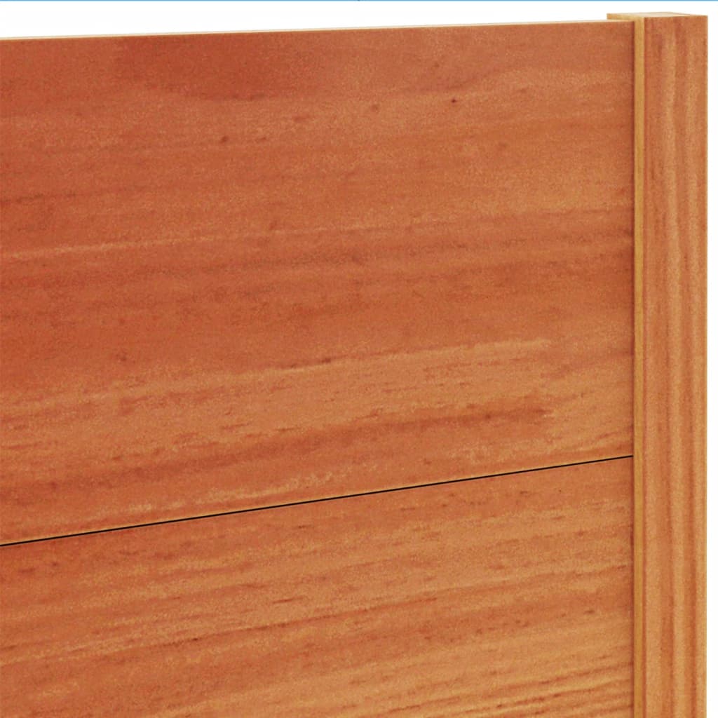 Headboard Wax Brown 160 cm Solid Wood Pine