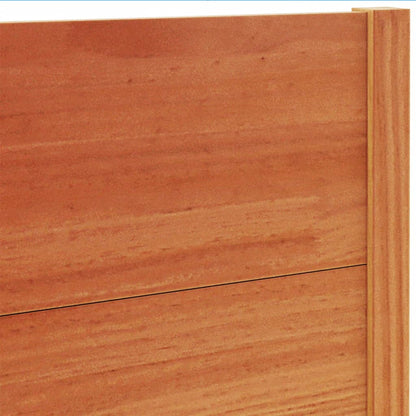 Headboard Wax Brown 160 cm Solid Wood Pine