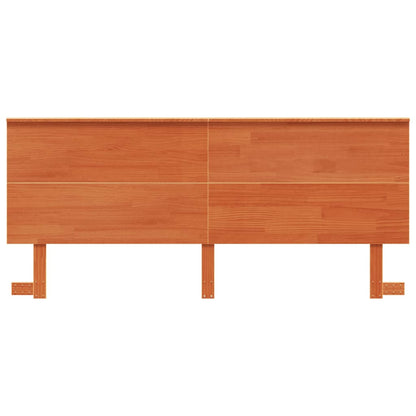 Headboard Wax Brown 180 cm Solid Wood Pine