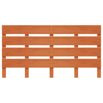 Headboard Wax Brown 150 cm Solid Wood Pine