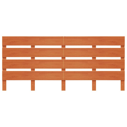 Headboard Wax Brown 180 cm Solid Wood Pine