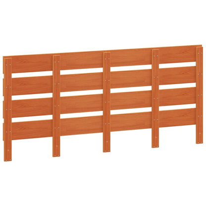 Headboard Wax Brown 180 cm Solid Wood Pine