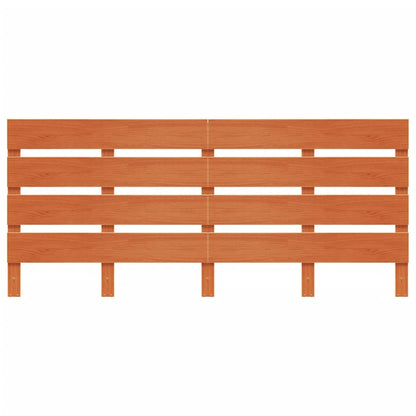 Headboard Wax Brown 135 cm Solid Wood Pine