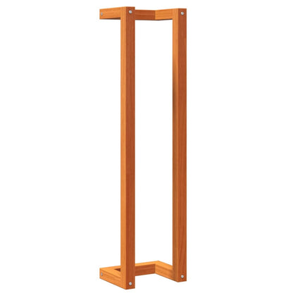 Towel Rack Wax Brown 23x18x90 cm Solid Wood Pine